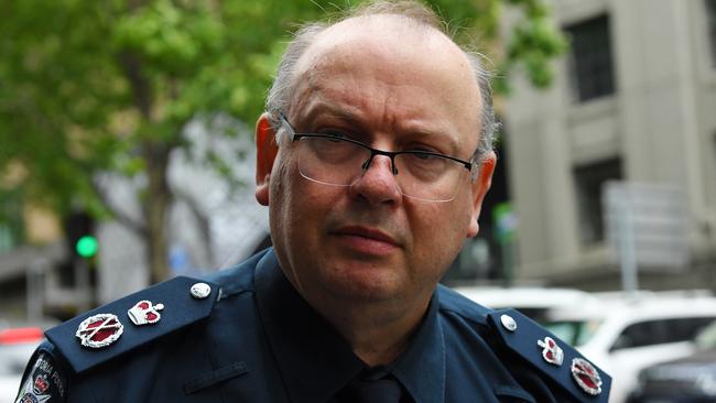 Victoria Police Chief Commissioner Graham Ashton. Picture: AAP