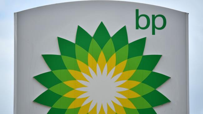 BP’s logo. Picture: AFP