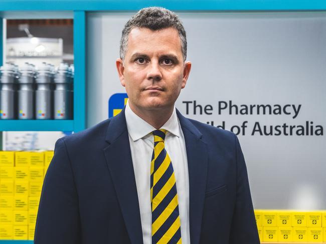 The National President of the Pharmacy Guild of Australia, Professor Trent Twomey, welcomes the cut in costs. Picture: Allen Mechen