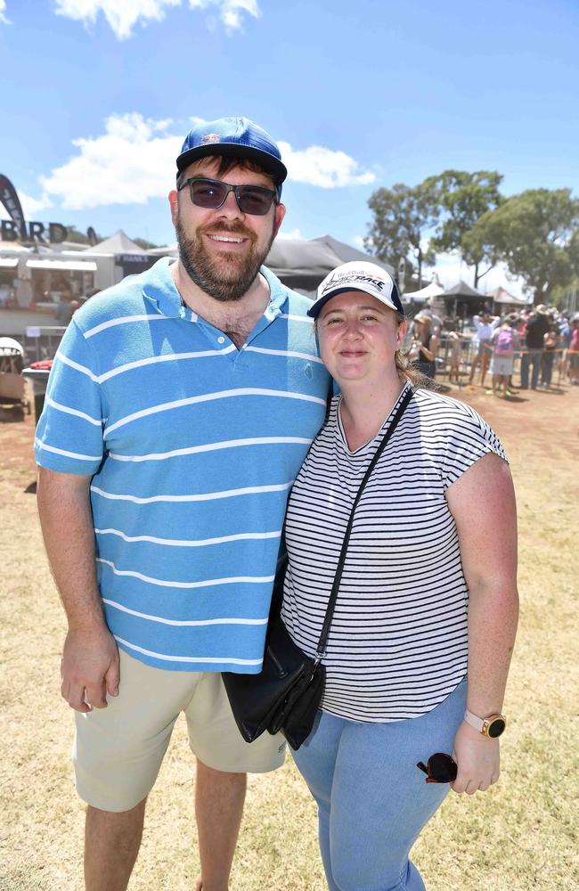 Aaron Smith and Rebecca Smith at Meatstock, Toowoomba Showgrounds. Picture: Patrick Woods.