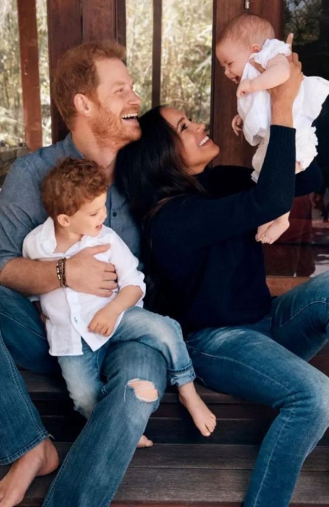 Prince Harry left immediately after the coronation ceremony to be with his family. Picture: Alexi Lubomirski/Handout/The Duke and Duchess of Sussex