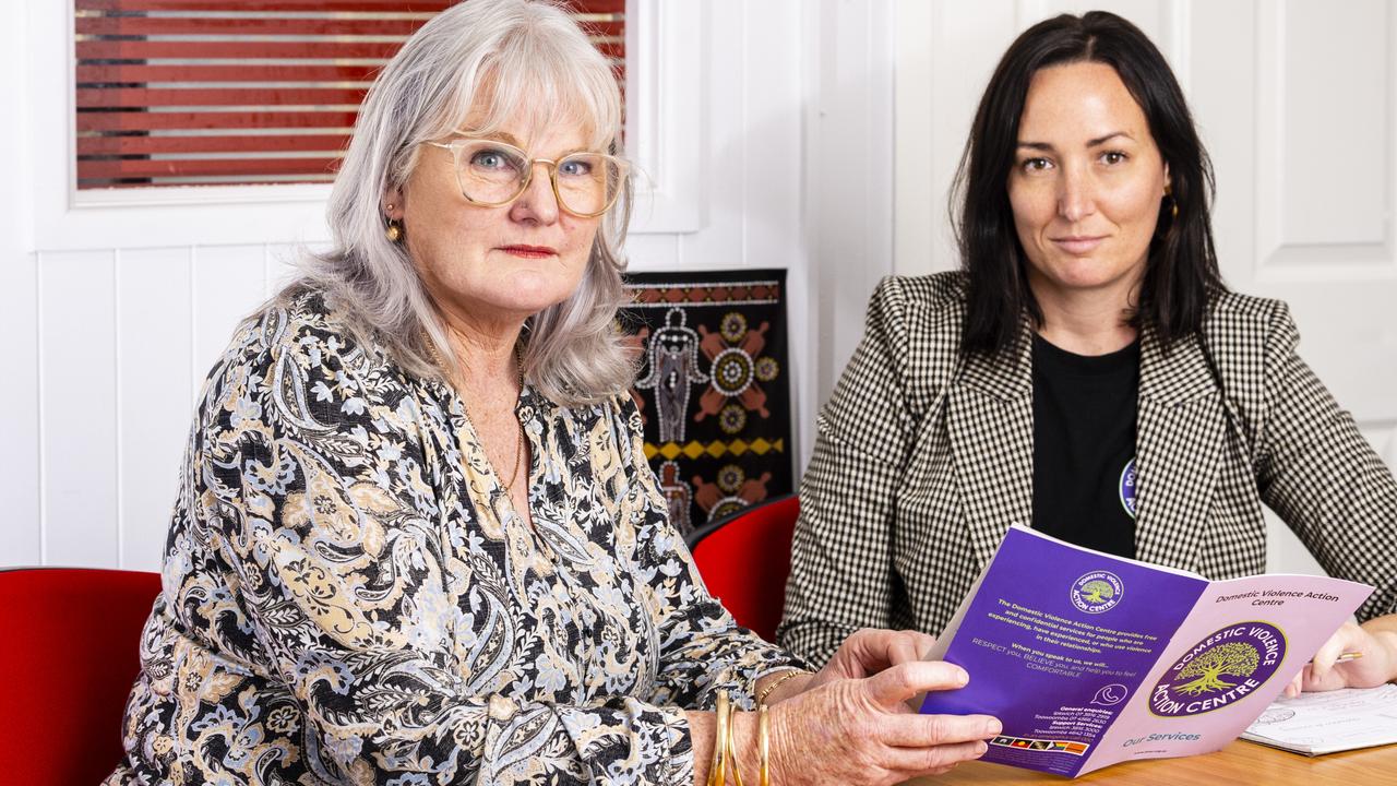 Domestic Violence Action Centre, DVAC Toowoomba service manager Kath Turley (left) with team leader Sarah Warner, Monday, May 16, 2022. Picture: Kevin Farmer