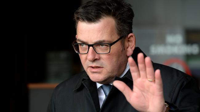 It wasn’t that long ago that Daniel Andrews was calling all the shots at daily press conferences. Picture: Andrew Henshaw