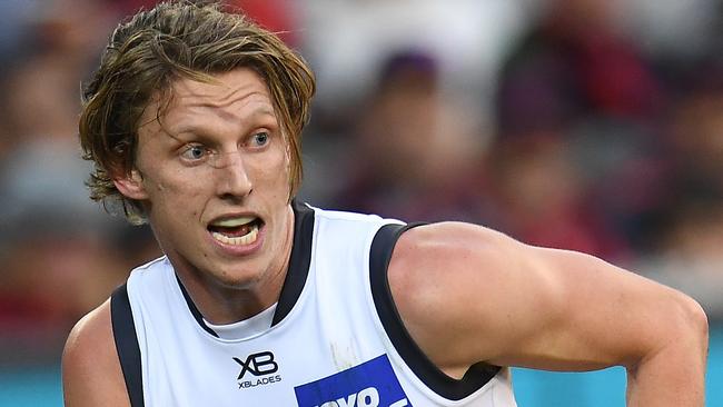 Lachie Whitfield has been named to make his debut in the All-Australian team. Picture: AAP