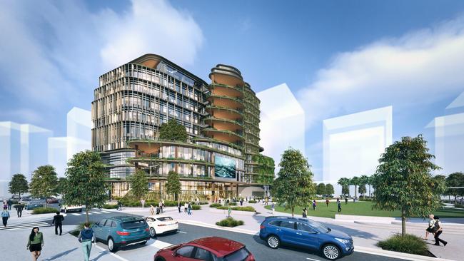 VISION: An artist's impression of council's new city hall building in the Maroochydore CBD.