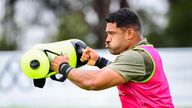 Scott Sio will return to the starting side for the Wallabies against Argentina. Picture: Stuart Walmsley/Rugby Australia