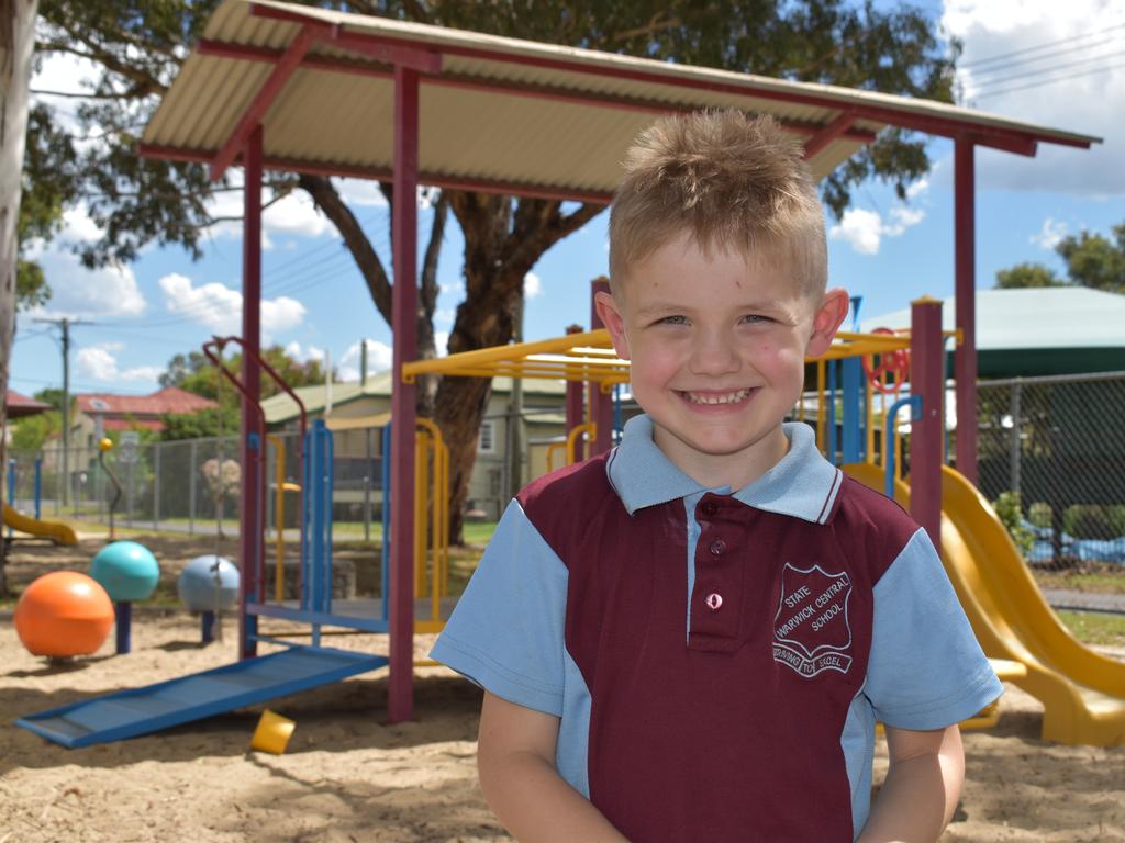 Warwick Central State School prep students are ready to embark on their schooling lives (Photo: Warwick Daily News)