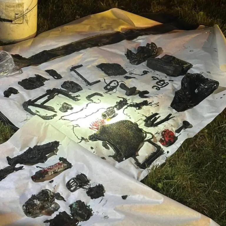 Personal belongings recovered. Picture: Sunshine State Sonar