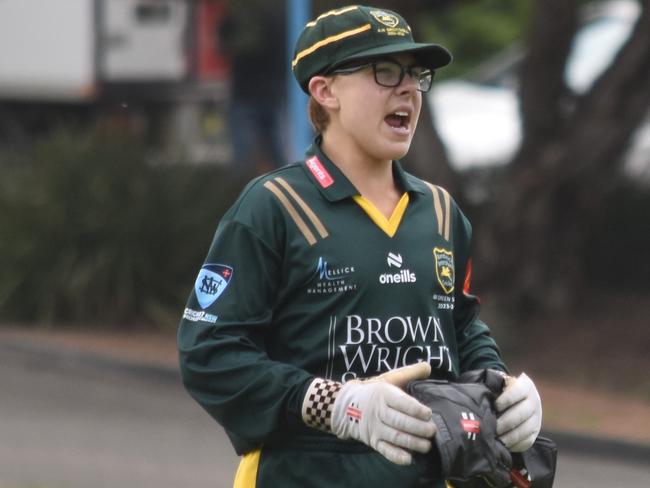 Wicketkeeper Hunter Palmer. Picture: Sean Teuma