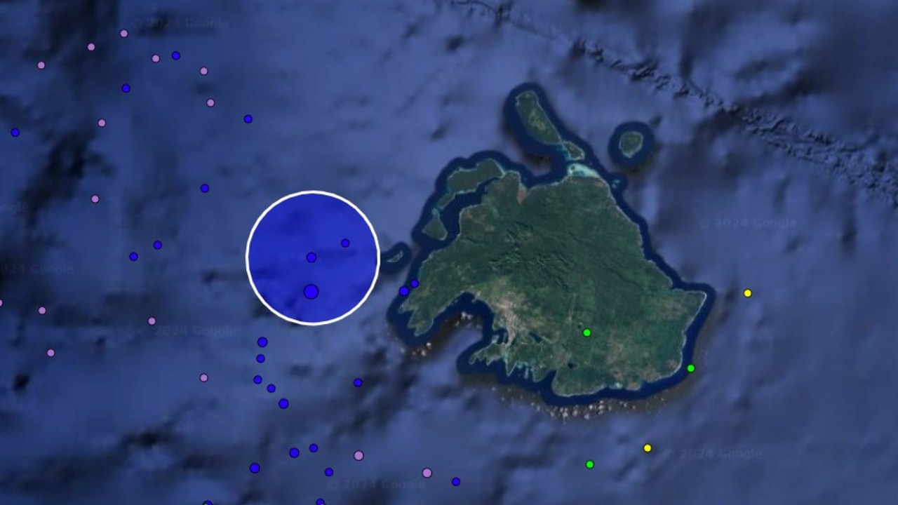 A 7.3 magnitude earthquake rocked Vanuatu on Tuesday. Picture: Seismic Monitor