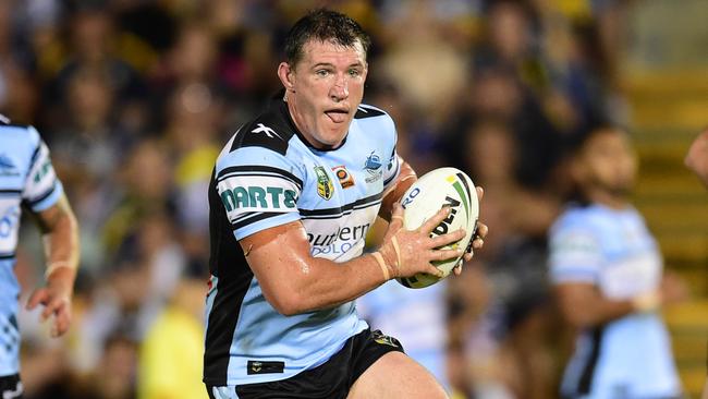 Paul Gallen in action for the Sharks.