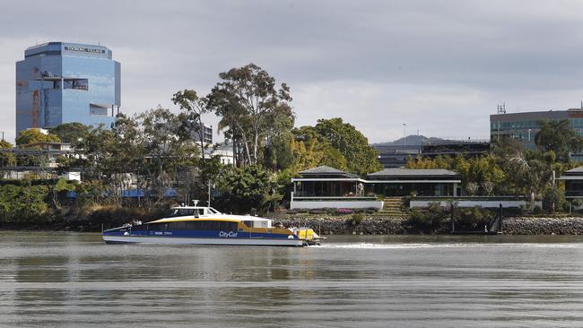 The old ABC site, viewed from the river.