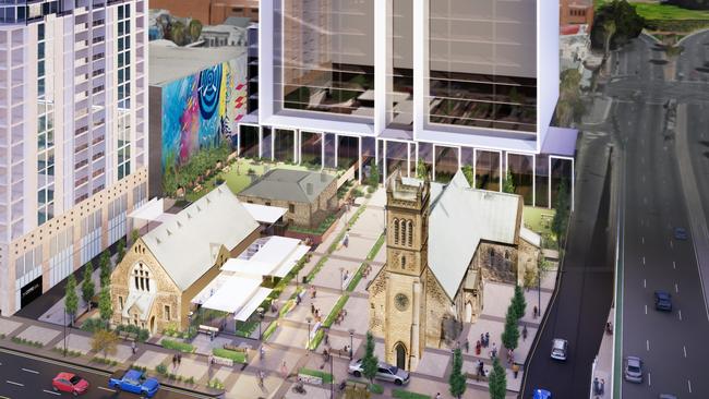 Artist's impression of the original development proposal. The tower will now be even bigger. Picture: Supplied