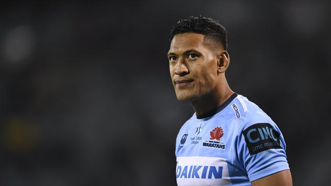 Israel Folau’s future with rugby union hangs in the balance. Picture: AAP