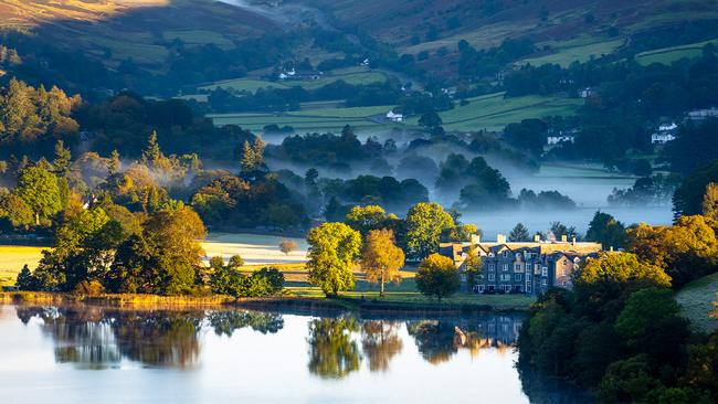 Picturesque Grasmere in England's Lake District.