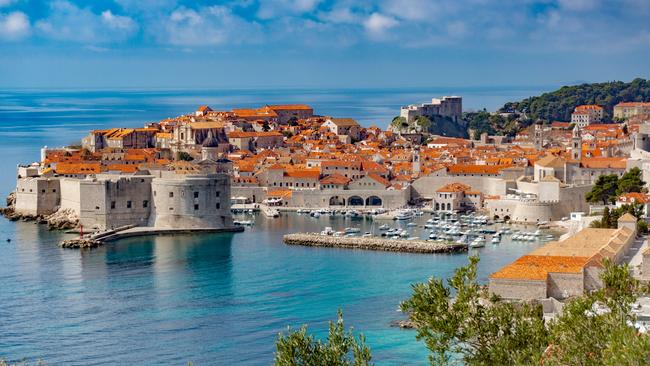 The impressive harbour of Dubrovnik. Picture: Getty Images