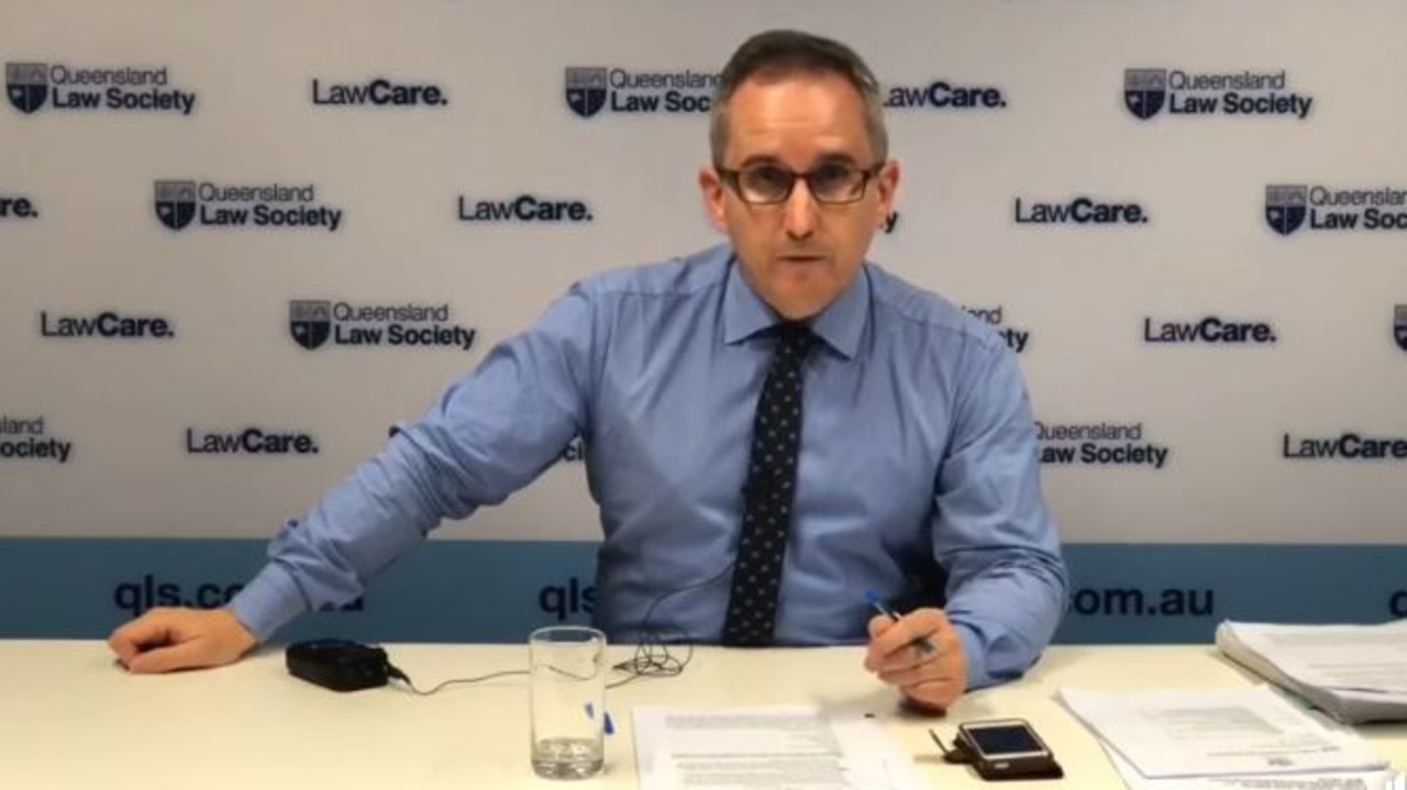 Chair of Queensland Law Society Children's Law Committee and Youth Advisory Council solicitor Damian Bartholomew. Picture: Social media