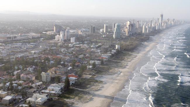 The Gold Coast from Mermaid Beach to Surfers Paradise. Picture: David/Clark