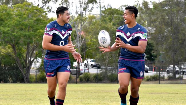 Oliva Iaulualo and David Leota. Picture, John Gass