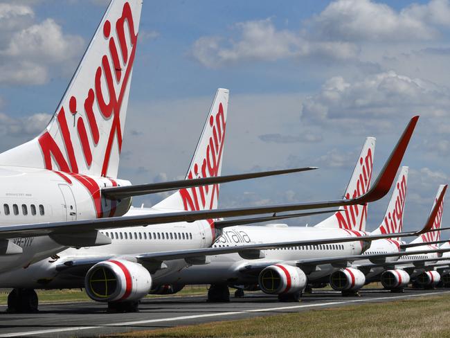 Virgin Australia is asking the Federal Government for a ‘bridging facility’ to cope with COVID-19 financial woes. Picture: AAP