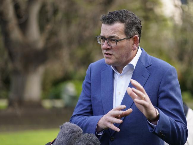 MELBOURNE,AUSTRALIA-NewsWire Photos 15 JULY, 2023:  Premier press conference. Premier Daniel Andrews and Melissa Horne MP, Minister for Casino, Gambling and Liquor Regulation make an announcement. Picture: Valeriu Campan NCA NewsWire.