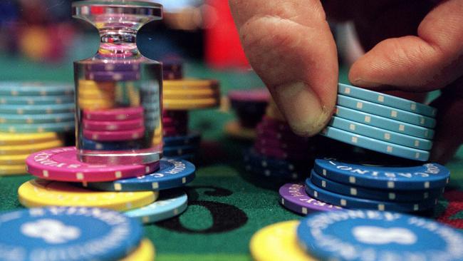 A croupier spins a roulette wheel at a Star casino.