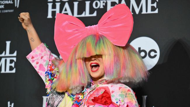 Sia’s global pop power won her yet another Most Performed Work at the APRAs. Picture: AFP