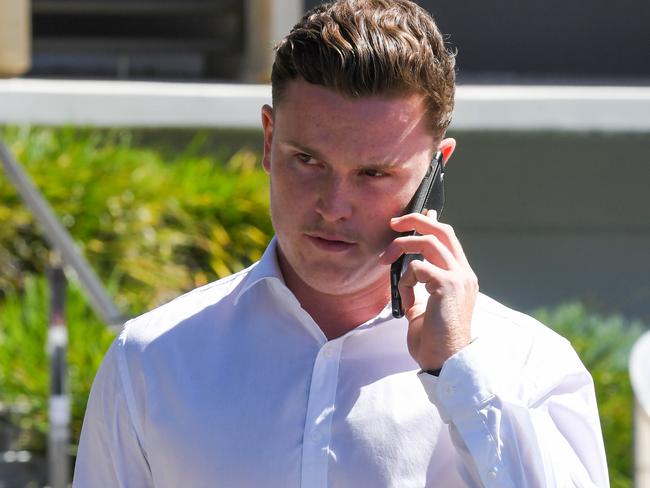 Former Dragons player Jai Field gave evidence on Tuesday. Picture: NCA NewsWire/Simon Bullard