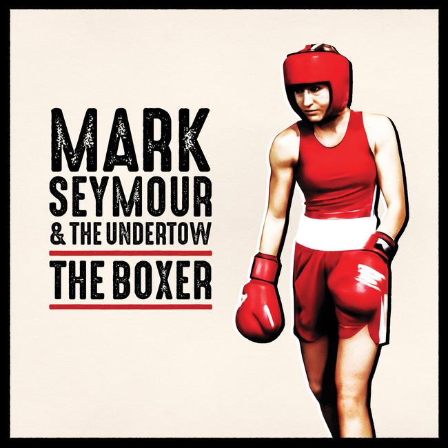 Tiffanee Cook on the cover of The Boxer, an album by Mark Seymour and The Undertow.