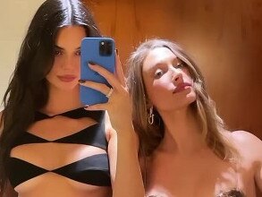 Supermodel’s insanely revealing dress