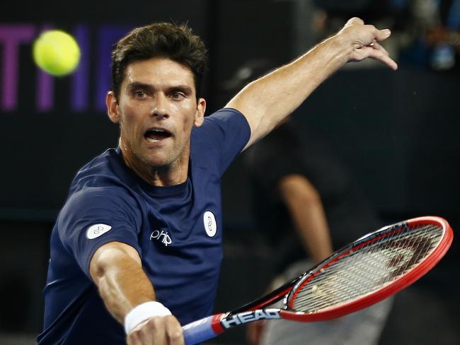 Mark Philippoussis has developed a strong bond with Thanasi Kokkinakis. Picture: Wayne Ludbey