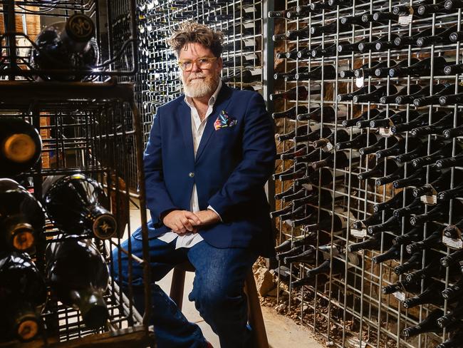 EMBARGO FOR TWAM, 16 NOVEMBER 2024. FEE MAY APPLY. Retouched version. 25/03/2024  The new Chief Wine writer for The Australian, Nick Ryan who is taking over from James Halliday pictured at Coldstream Hills in the Yarra Valley. Jay Town/The Australian