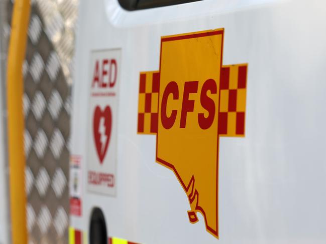 ADELAIDE, AUSTRALIA - NewsWire Photos March 23 2023: A general view of a CFS truck at a press conference in Athlestone, Adelaide. Minister Joe Szakacs is announcing the most significant safety upgrades for 390 fire trucks since Ash Wednesday. NewsWire / David Mariuz