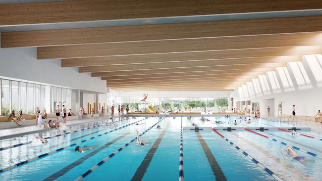 The proposed eight-lane 50m pool. Picture: Greater Dandenong Council.