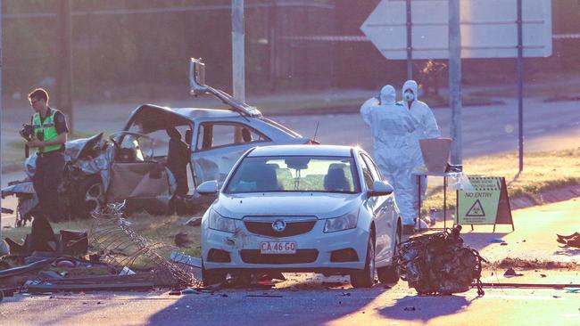 A 36-year-old woman died in the crash. Picture Glenn Campbell