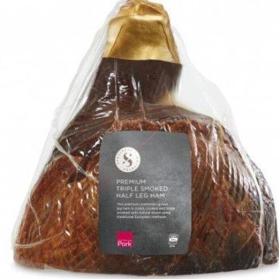 And the ‘overall favourite’ goes to..... Aldi for its specially selected Triple Smoked Ham Half Leg valued at $11.99 (pictured). Picture: Supplied