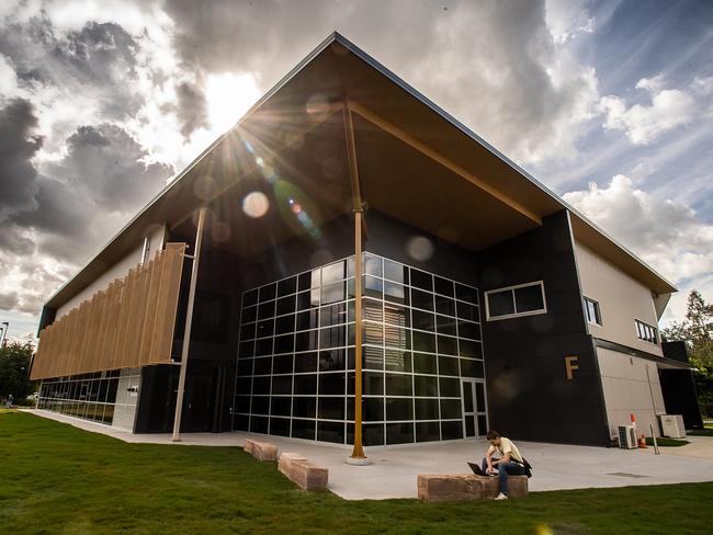 USQ opened the doors to the biggest project it has ever undertaken at the Springfield campus, a new engineering building, on Friday morning. Picture: Supplied