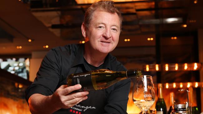 Chef Luke Mangan at his restaurant Glass, at The Hilton Hotel in Sydney. Picture: Richard Dobson