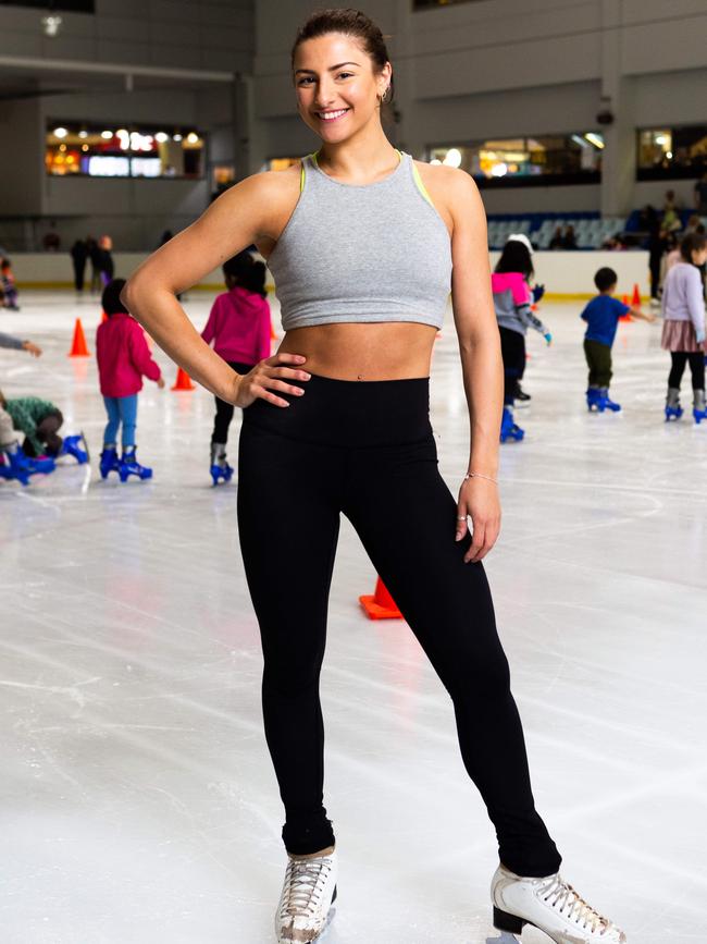 Chantelle Kerry during a break from training on Friday. (AAP IMAGE/Jordan Shields)