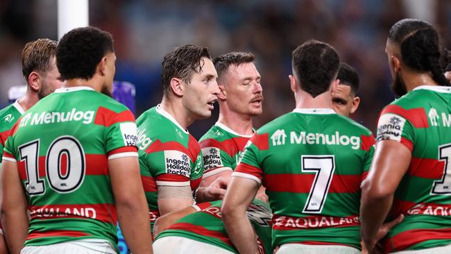 Cameron Murray didn’t finish training on Monday but is expected to take on the Bulldogs at Accor Stadium on Friday. Picture: Cameron Spencer/Getty Images