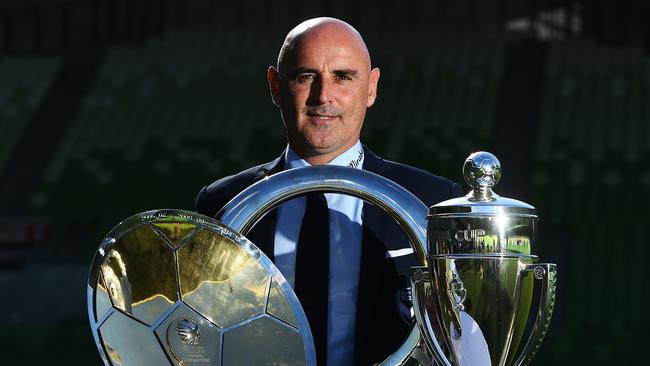 Former Victory captain and coach Kevin Muscat continues to be linked to the job. Picture: AAP/James Ross