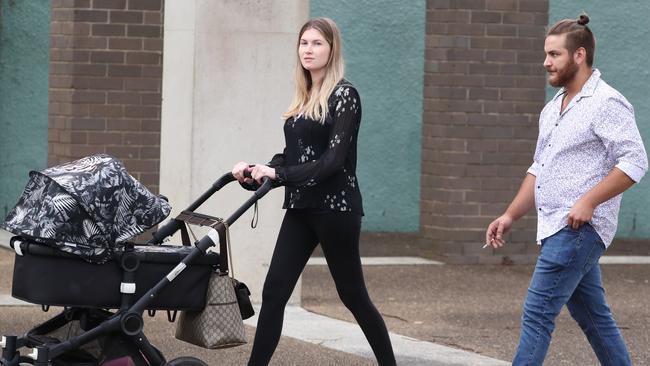 Tehlea Jane McAlister and Hafiez Ayad at their first court appearance. Picture: John Grainger