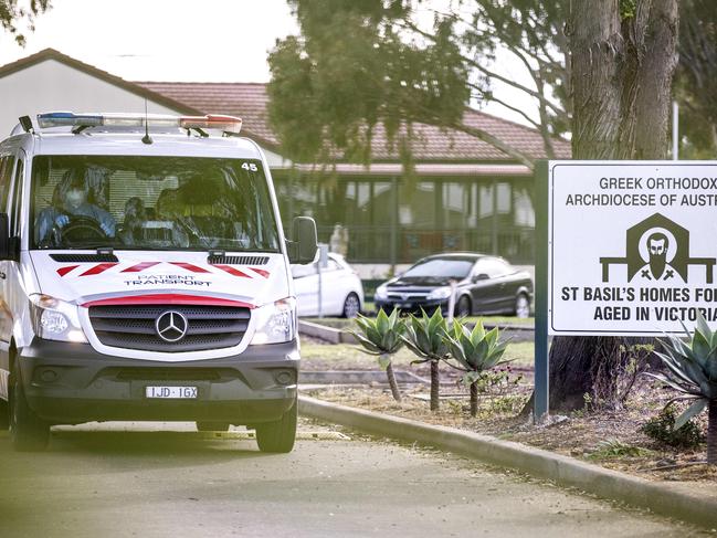 St Basil’s Homes for the Aged has been taken over by Commonwealth teams. Picture: Sarah Matray/NCA NewsWire