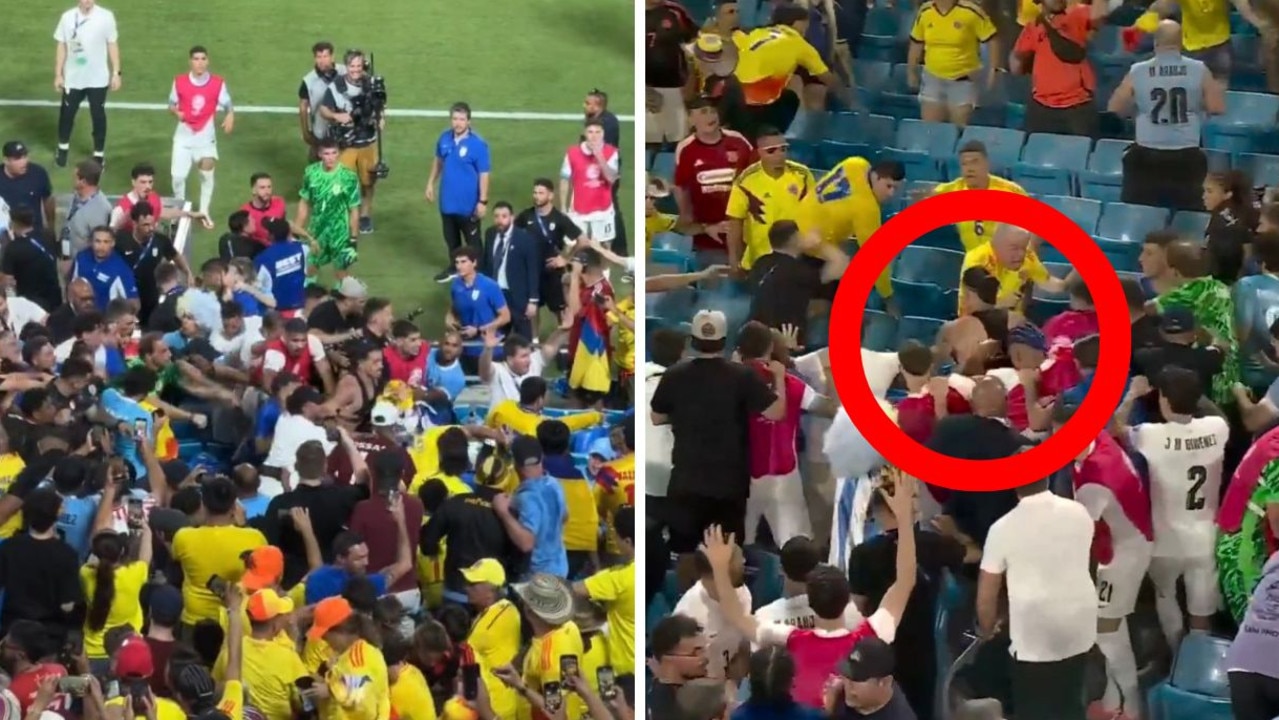 ‘This is out of control’: Liverpool striker at centre of wild fan brawl at Copa America