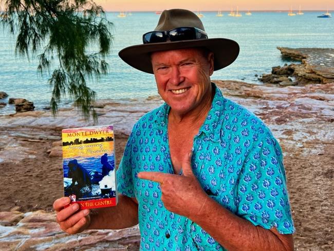 Beloved Darwin weatherman Monte Dwyer is back with his latest novel about itinerant rough sleepers in Darwin Longgrassing in Paradise. Picture: Supplied