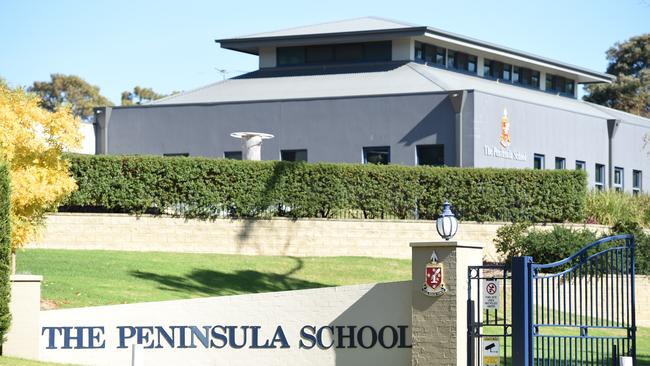 The school is launching a review after students were student a link to porn.