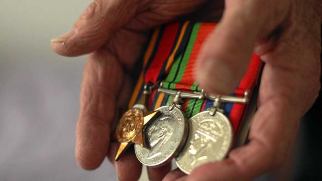 RAF Veteran's medals. Picture: Cade Mooney