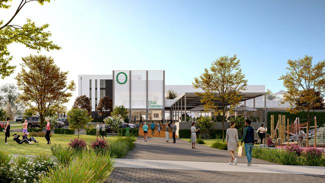 The Villawood masterplan features a community club with gym, pool and community spaces. Supplied by Villawood Properties