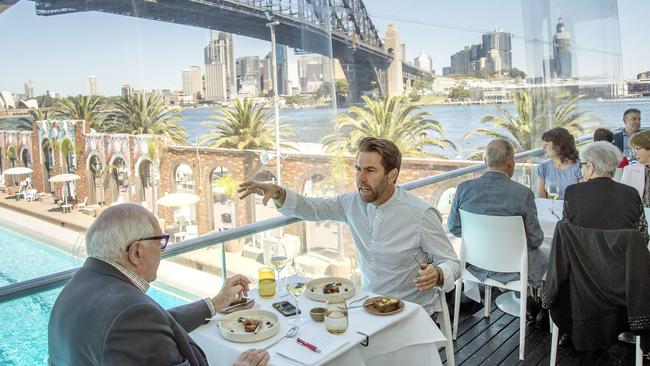 A multi-course menu is available at Aqua Dining. Picture: AAP Image/Troy Snook