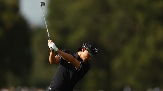 Lee in action. (Photo by Mark Metcalfe/Getty Images)